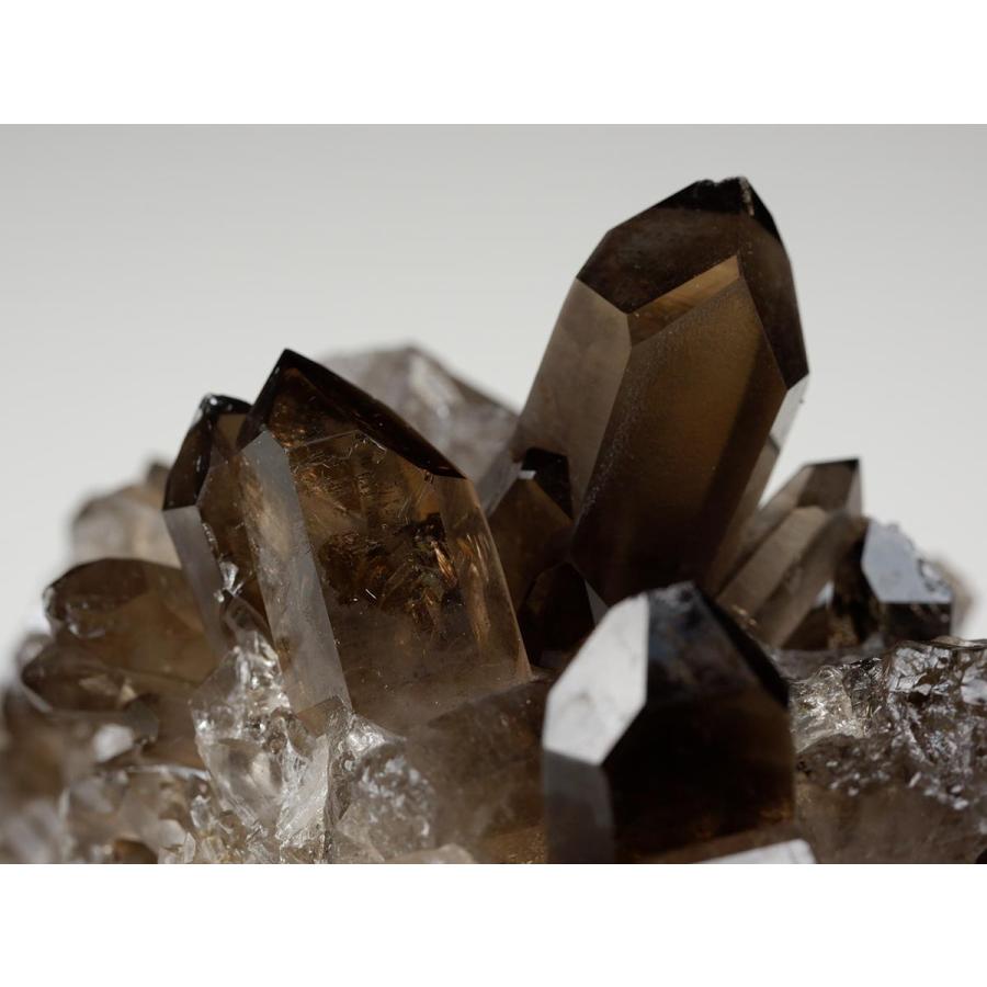 2Kg スモーキークォーツ クラスター ブラジル産 煙水晶 原石 一点物