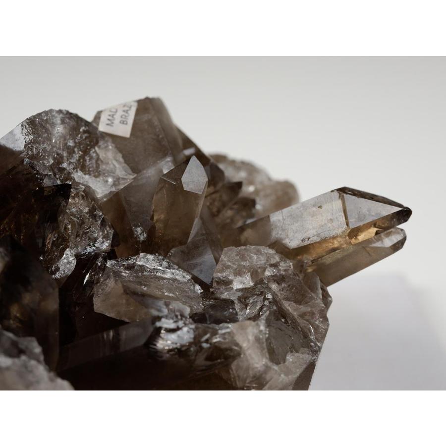 2Kg スモーキークォーツ クラスター ブラジル産 煙水晶 原石 一点物