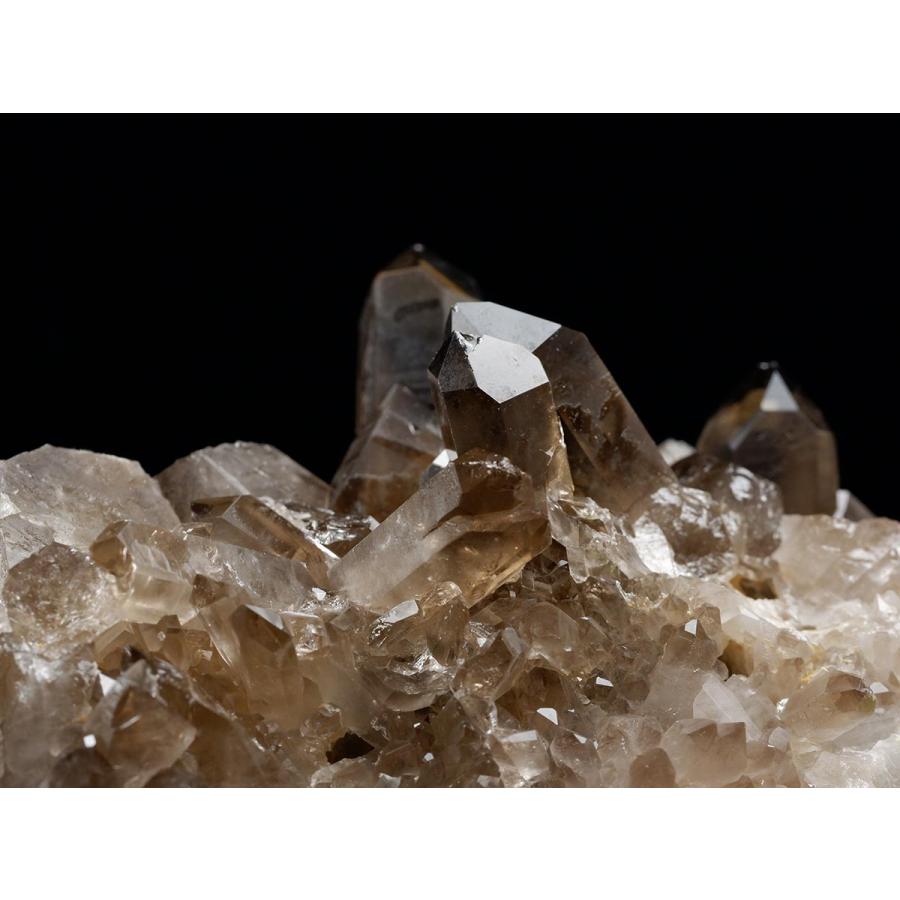 スモーキー クォーツ クラスター 2個 2Kg スモーキークォーツ クラスター ブラジル産 煙水晶 原石 一点物