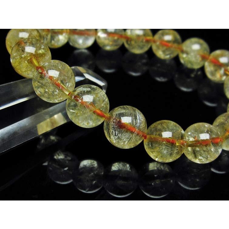 シトリン ブレスレット 11mm Citrine メンズ レディース ランダム発送 
