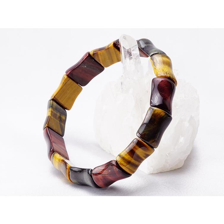 ミックスタイガーアイ バングル ランダム発送 メール便送料無料 [M便 1