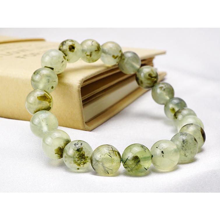 14kgfバイカラートルマリン・プレナイトブレスレット 14kgfバイカラートルマリン・プレナイトブレスレット