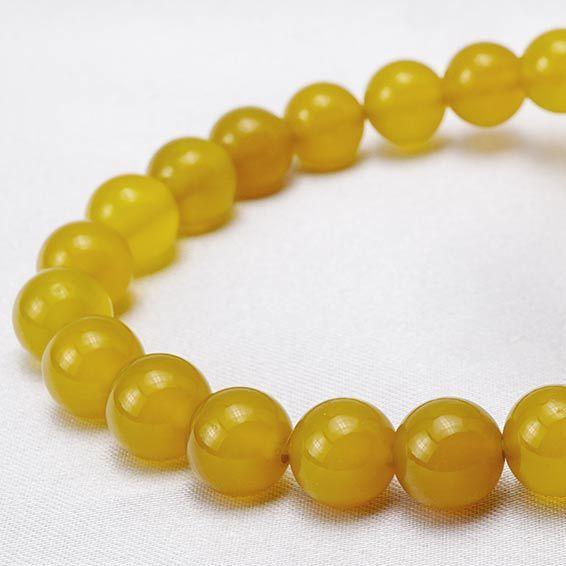 イエローアゲート ブレスレット 8mm ランダム発送 メール便送料無料 [M