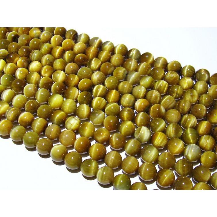 ゴールドタイガーアイ 一連 10mm ランダム発送 メール便送料無料 [M便  