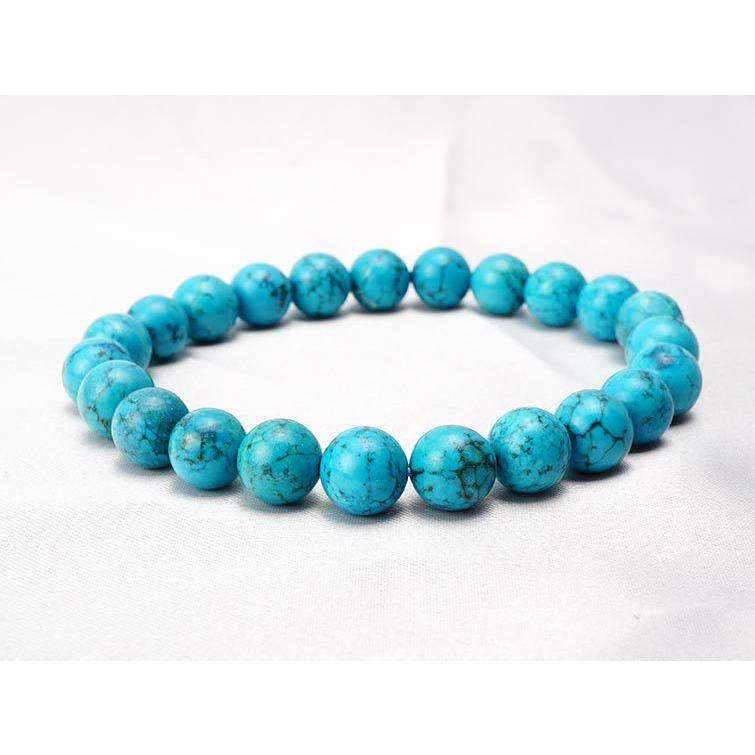 ハウライト ターコイズ トルコ石 ブレスレット 8mm ランダム発送