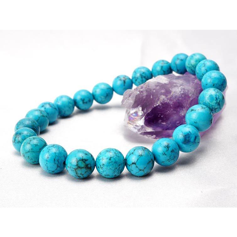 ハウライト ターコイズ トルコ石 ブレスレット 8mm ランダム発送