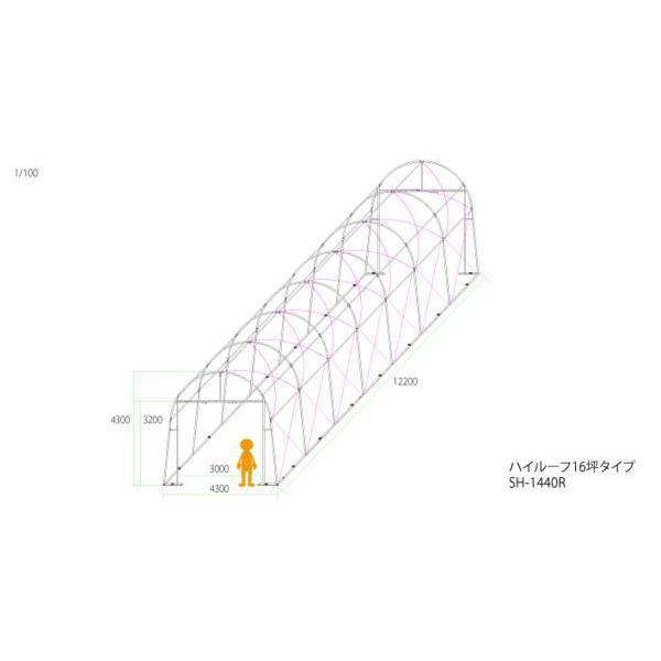 予約:6月頃入荷予定】SHELLDOME ハイルーフ16坪 [ シェル 予約:6月頃入荷予定】SHELLDOME ハイルーフ16坪 [ シェル