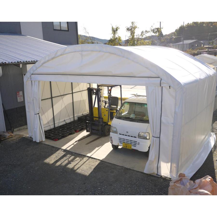 SHELLDOME　バーチカル6ｘ4　シェルドーム　パイプ　物置　仮設　車庫　テント　倉庫　トラクター　農機具