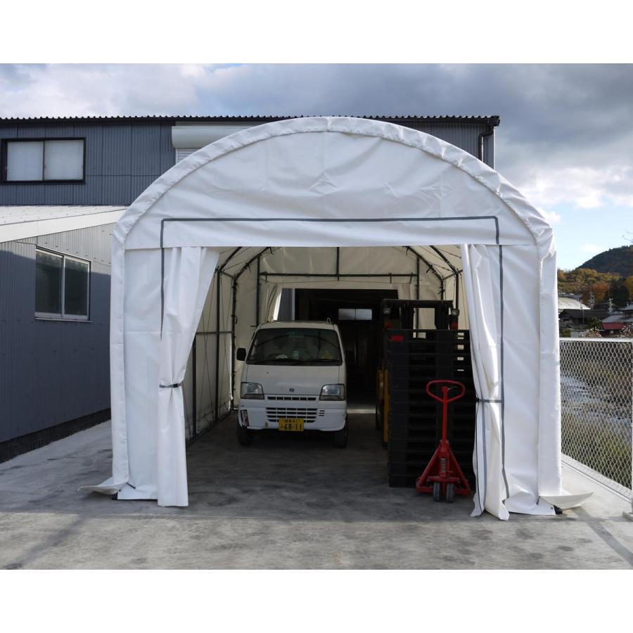 SHELLDOME　バーチカル4ｘ6　シェルドーム　格納庫　ガレージ　パイプ　テント　倉庫　車庫　物置　大型　簡易