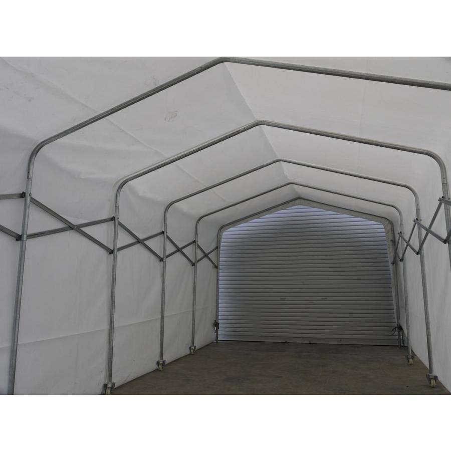 a_BELLOWS SHED(ベローズシェッド) 伸縮式移動簡易テント 車庫 倉庫 ガレージ 折り畳み 雨除け 屋根の画像