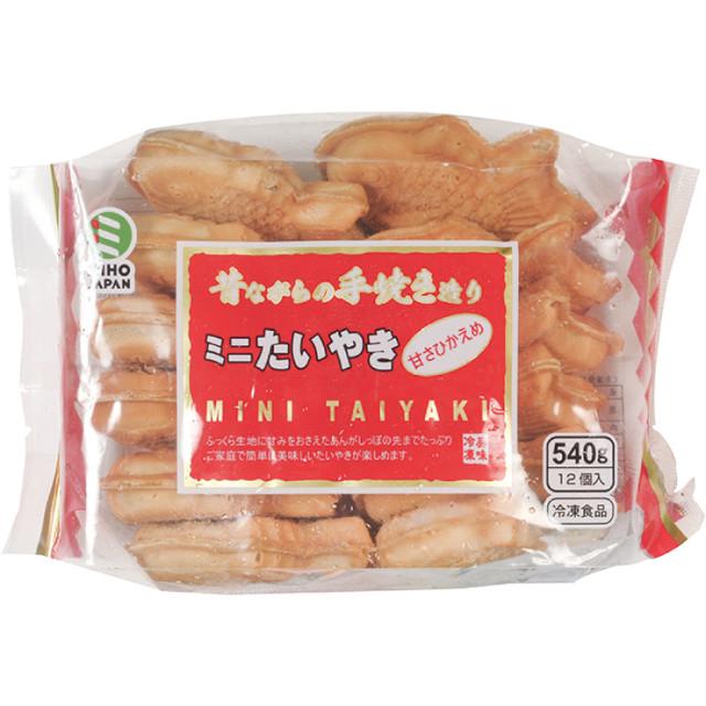 冷凍食品 ミニたい焼き540g(12個入) ミホウジャパン : 東商マート