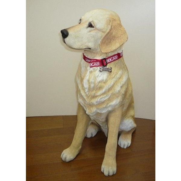 犬 置物 サンディキャスト ゴールデンレトリバー 飼い主さん