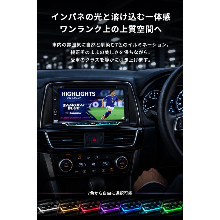 ディスプレイオーディオ 7インチ 2DIN DVD/CD カーオーディオ