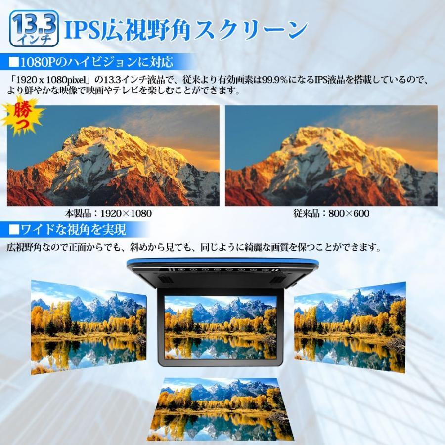 PORMIDO フルHD・17.3インチ大画面フリップダウンモニター PORMIDO フリップダウンモニター 17.3インチ 大画面 IPS液晶