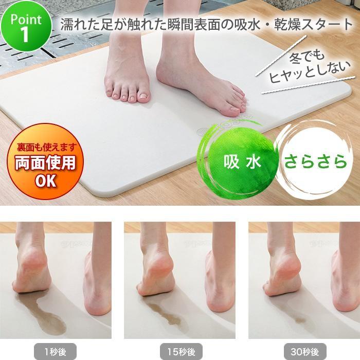 日本製 珪藻土 バスマット トスレ 北海道稚内 珪藻土 マット スクエア キャット ヨコM ネコ 猫 |  | 13