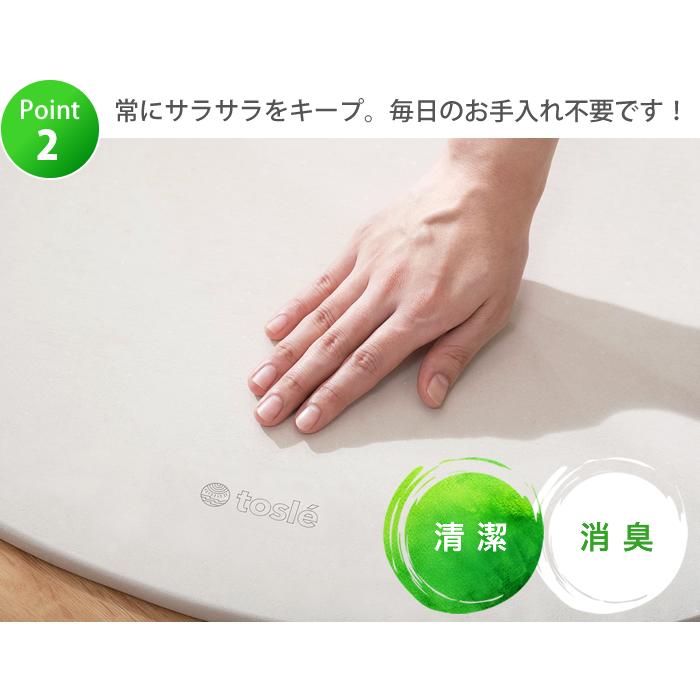 日本製 珪藻土 バスマット トスレ 北海道稚内 珪藻土 マット スクエア キャット ヨコM ネコ 猫 |  | 14