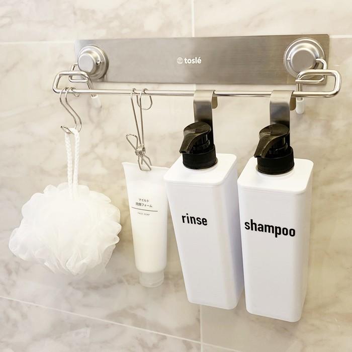 シングル フック 2個セット マグネット タイプ トスレ プラスチック 壁掛 お風呂 浴室 ホルダー 磁石 |  | 17