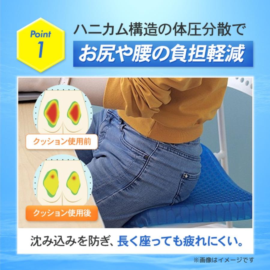 ゲルクッション ジェル カバー 座布団 通気性 車 椅子 長時間 ゲルクッション ジェル カバー 座布団 通気性 車 椅子 長時間