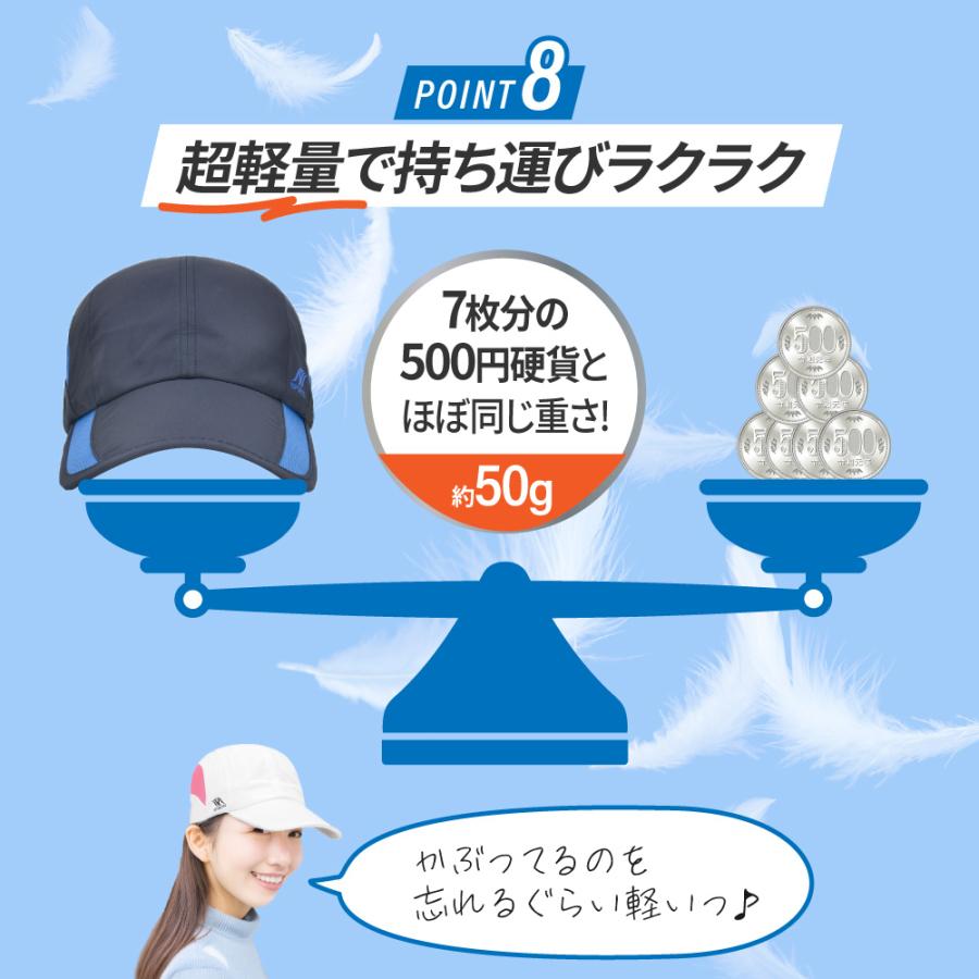 ランニングキャップ メッシュ メンズ 白 黒 ジョギング キャップ
