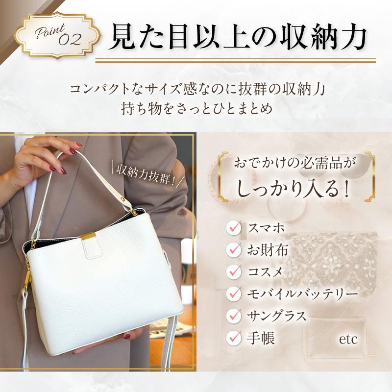 ハンドバッグ ショルダー レディース 本革 自立 カジュアル 小さめ バッグ 斜めがけ 肩掛け 手持ち 小さい 牛革 3wayの画像