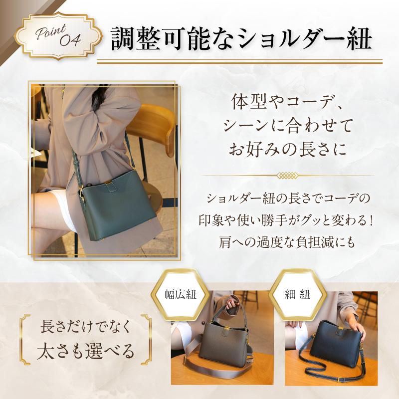 ハンドバッグ ショルダー レディース 本革 自立 カジュアル 小さめ バッグ 斜めがけ 肩掛け 手持ち 小さい 牛革 3wayの画像