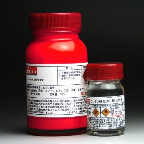 【ロッド専用ウレタン塗料】【レッド】100ml +硬化剤10ml | 