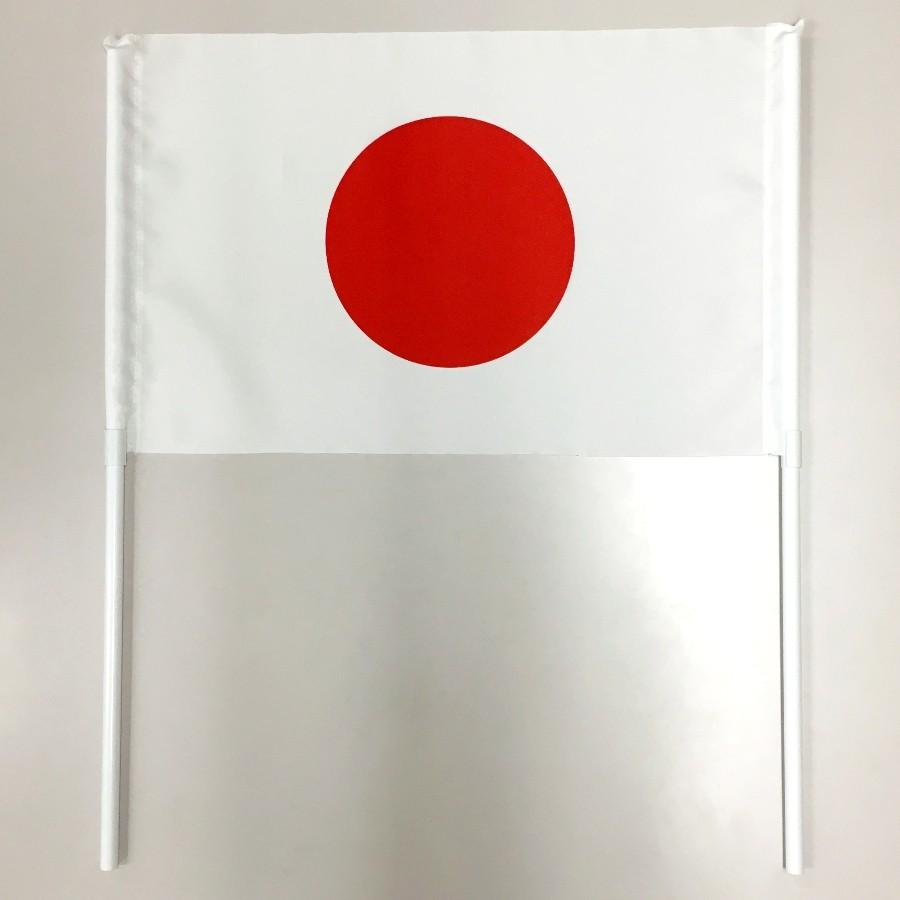 TOSPA 日の丸 ゲートフラッグ 日本国旗 テトロン 25×41cm ポール付き