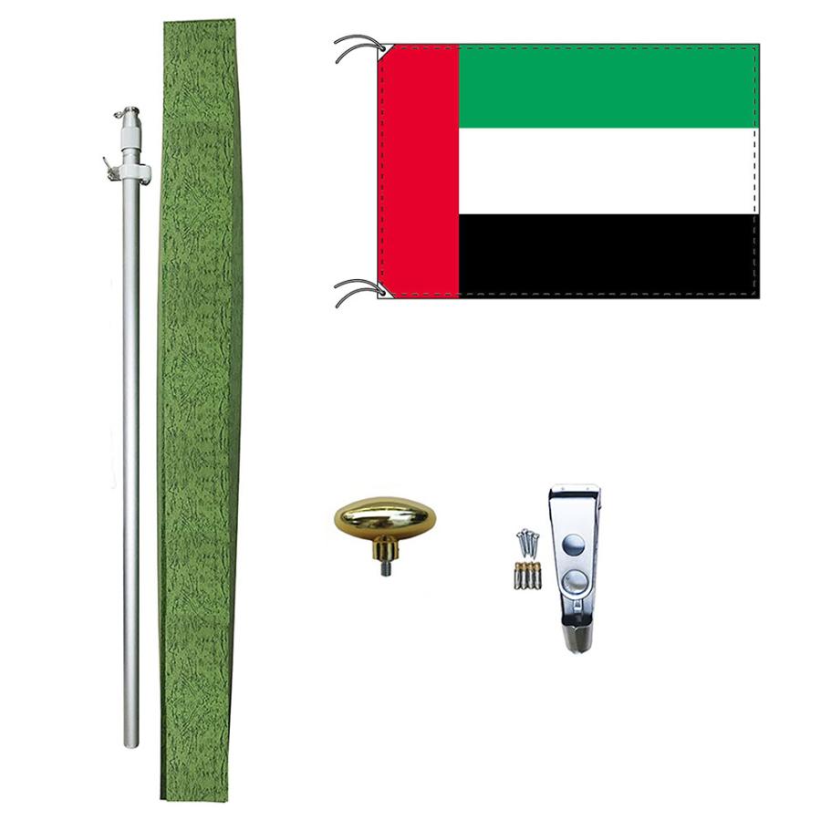 アラブ首長国連邦 Uae 国旗 Dxセット 70 105cm国旗 アルミ合金ポール 壁面設置部品のセット 日本製 世界の国旗シリーズ 106 トスパ世界の国旗販売 Yahoo 店 通販 Yahoo ショッピング