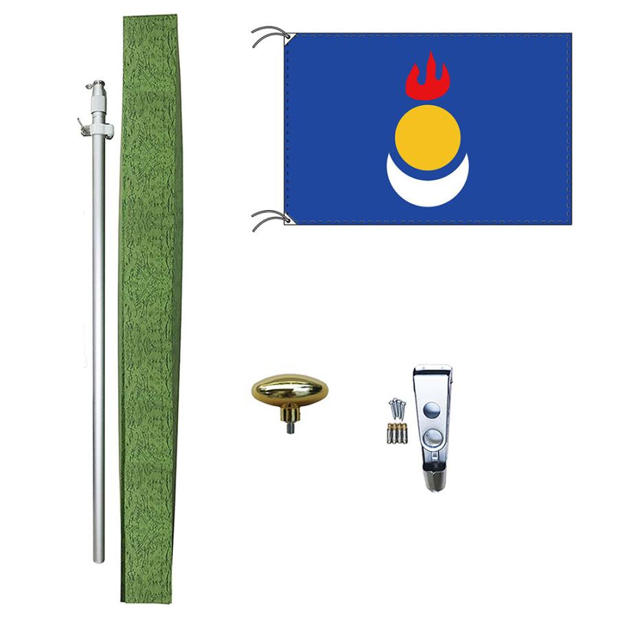 TOSPA 内モンゴル 自治区 南モンゴル 旗 DXセット 70×105cm アルミ合金