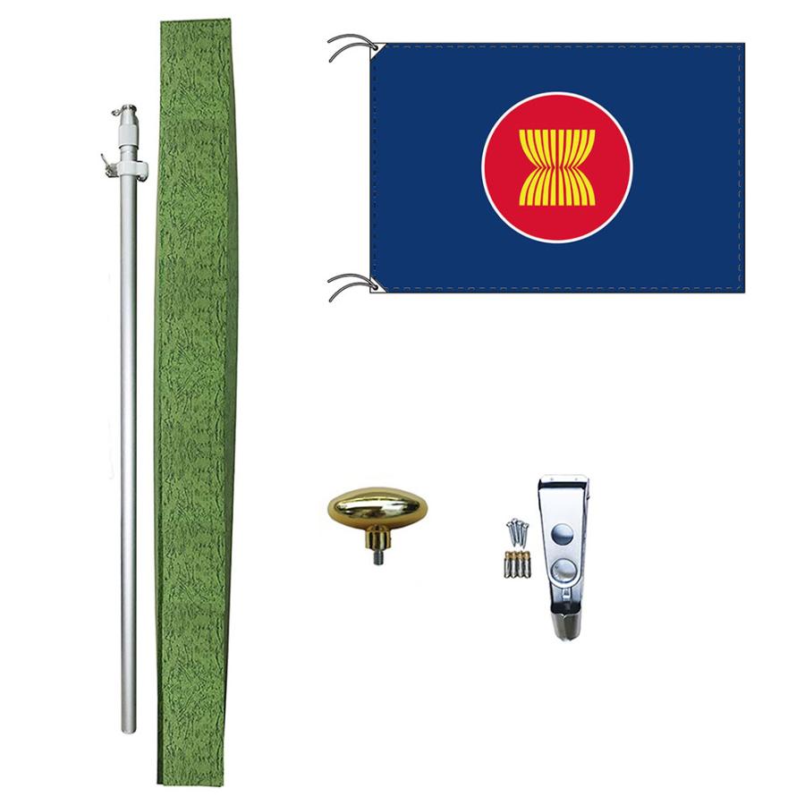 TOSPA ASEAN アセアン 東南アジア諸国連合 旗 DXセット 70×105cm