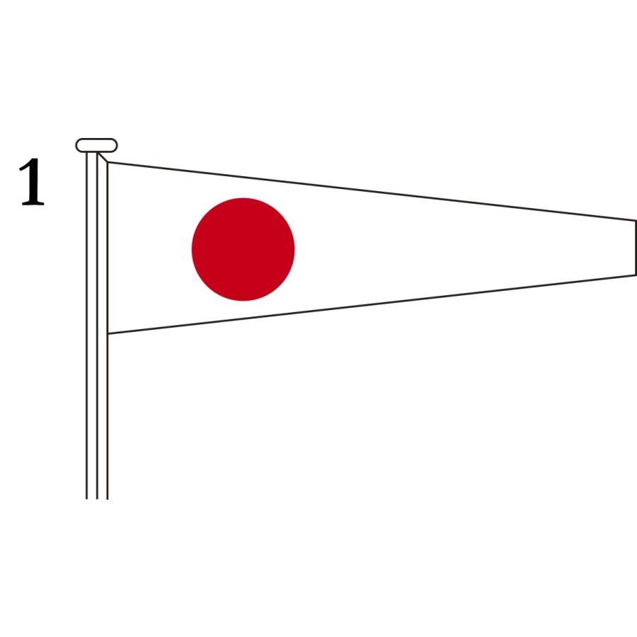 TOSPA 国際信号旗 数字旗 Numeral Pennants【1】 ヨット用：30