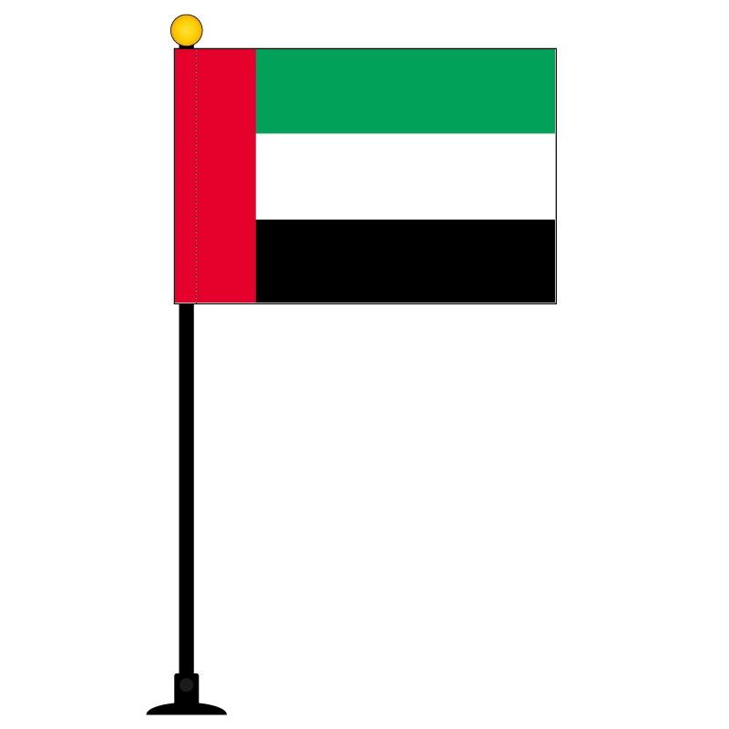 アラブ首長国連邦 Uae 国旗 ミニフラッグ 旗サイズ10 5 15 7cm テトロンスエード製 ポール27cm 吸盤 のセット 日本製 世界の国旗シリーズ トスパ世界の国旗販売 Yahoo 店 通販 Yahoo ショッピング