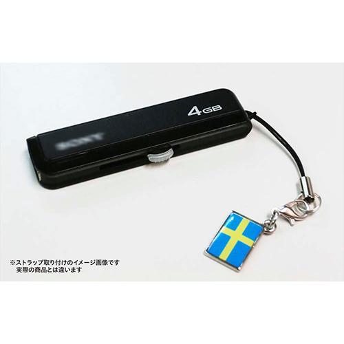 TOSPA ストラップ イギリス 英国 UK 国旗柄 チャーム部分サイズ約1cm