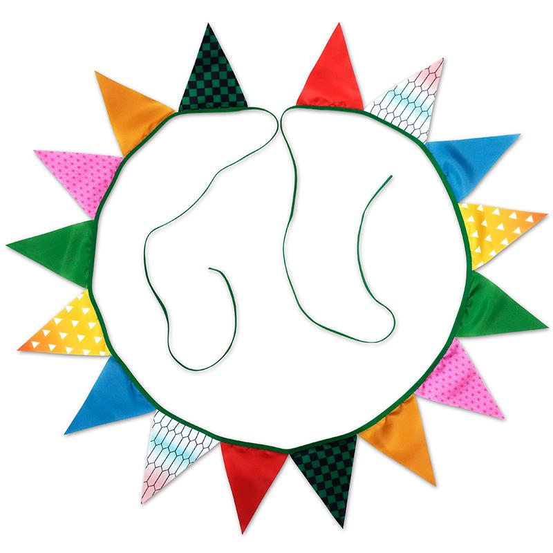 Tospa フラッグガーランド 和柄 旗サイズ9 11 5cm 全長約280cm ポリエステル製 Tospaオリジナルミニ三角連続旗 トスパ世界の国旗販売 Yahoo 店 通販 Yahoo ショッピング