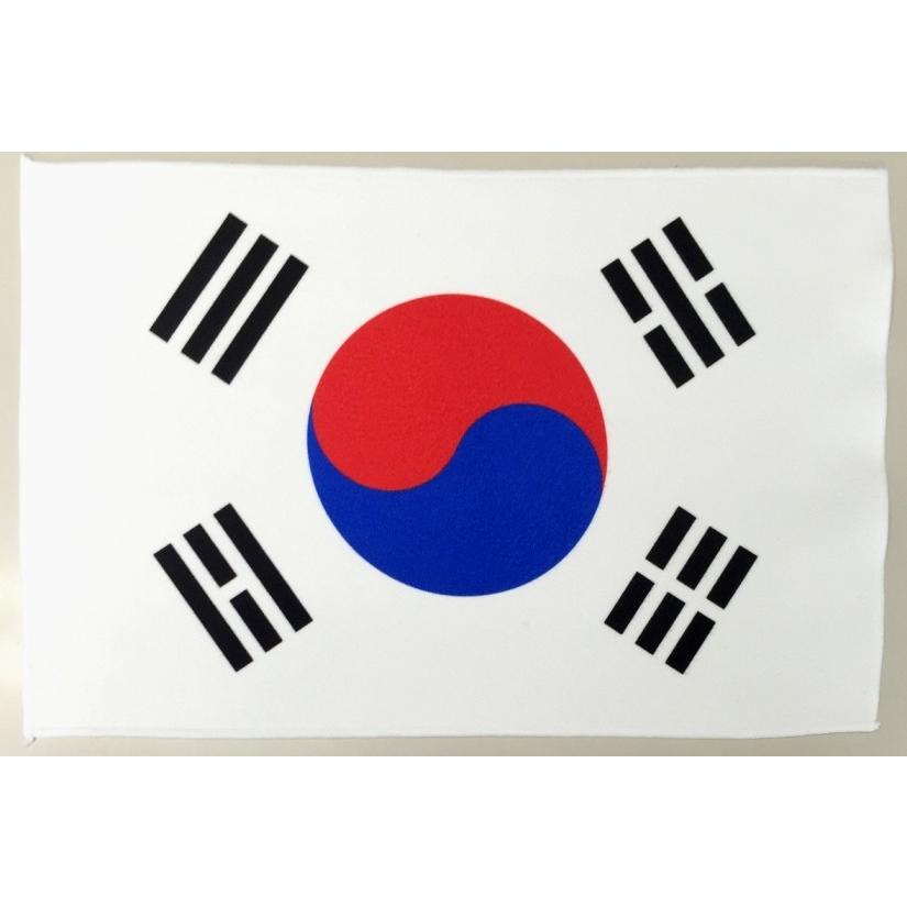 世界の国旗 ミニタオル ハンドタオル 韓国 国旗柄 大韓民国 素早い吸水 速乾のマイクロファイバー生地 402 トスパ世界の国旗販売 Yahoo 店 通販 Yahoo ショッピング
