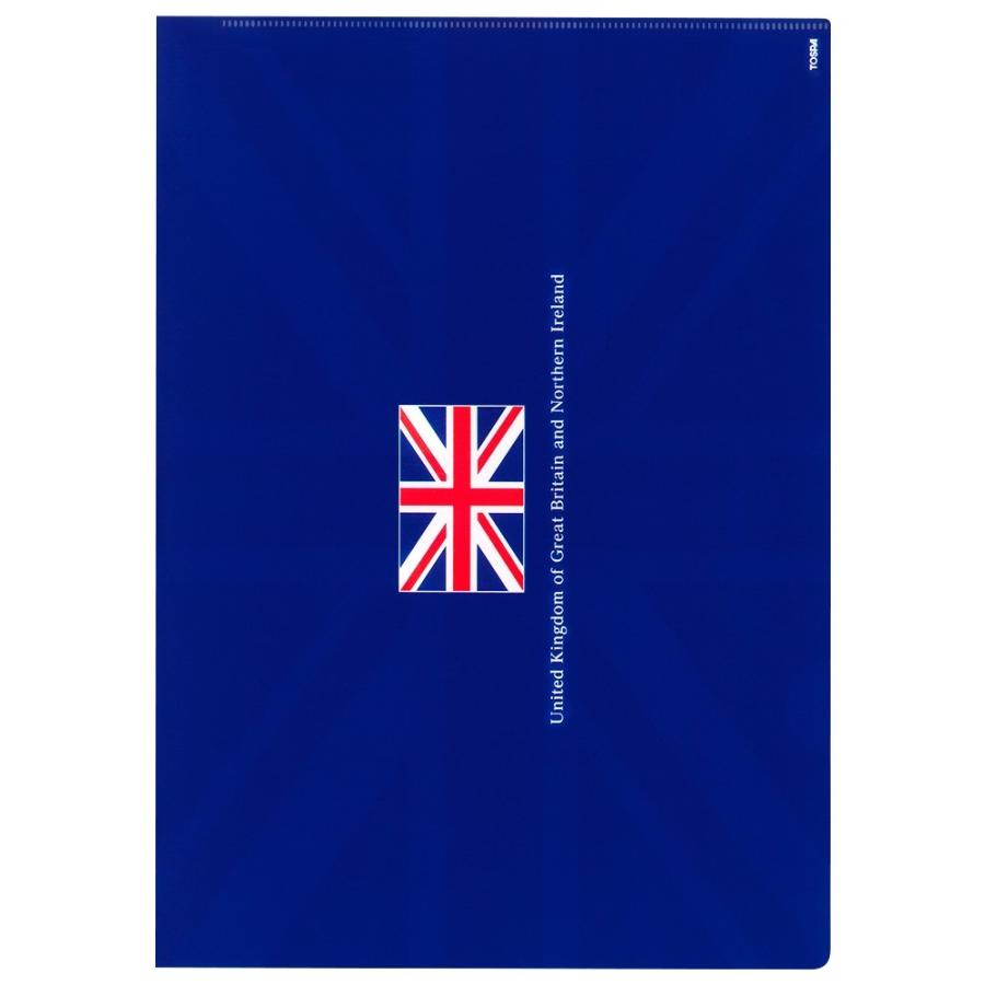 TOSPA クリアファイル A4 イギリス国旗柄 英国 ユニオンジャック【クリアフォルダー A4サイズ 310×220mm】｜tospashop｜03