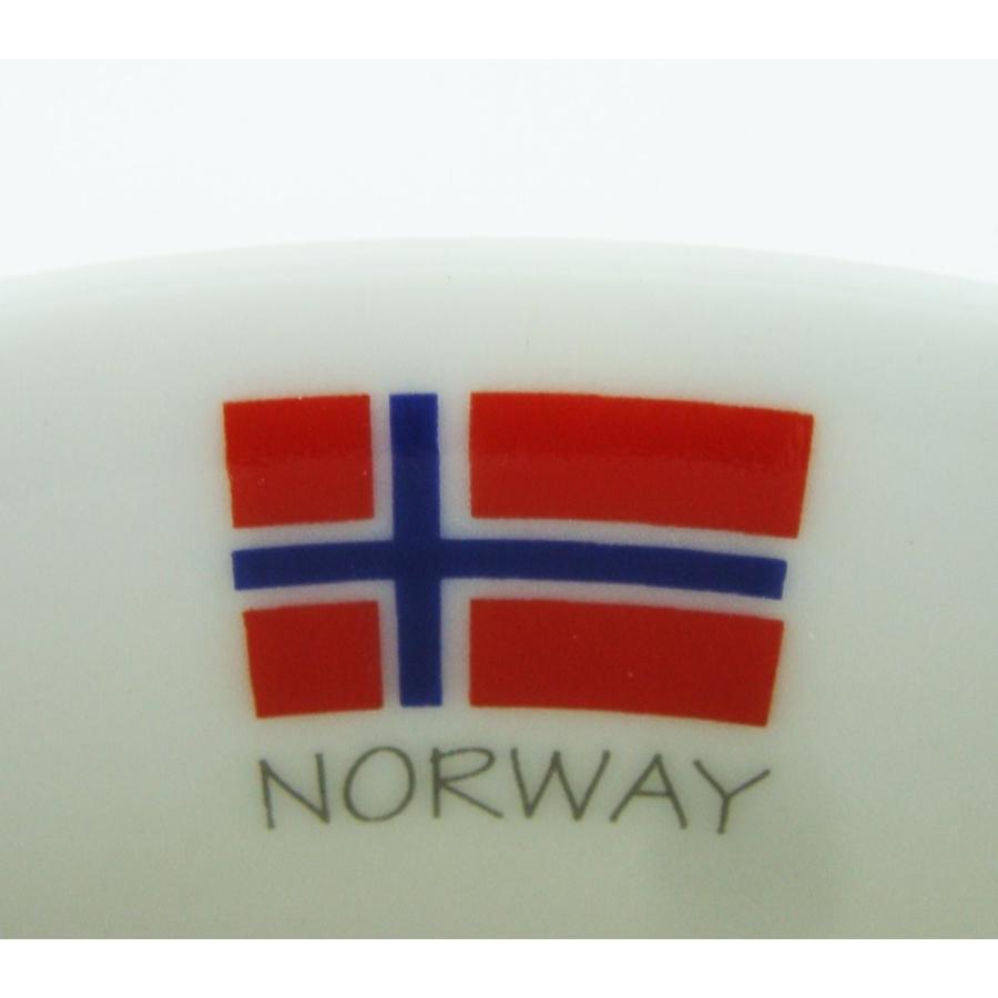 フラッグマグカップ ノルウェー 国旗柄 満水容量380ml 陶磁器製 日本製｜tospashop｜02