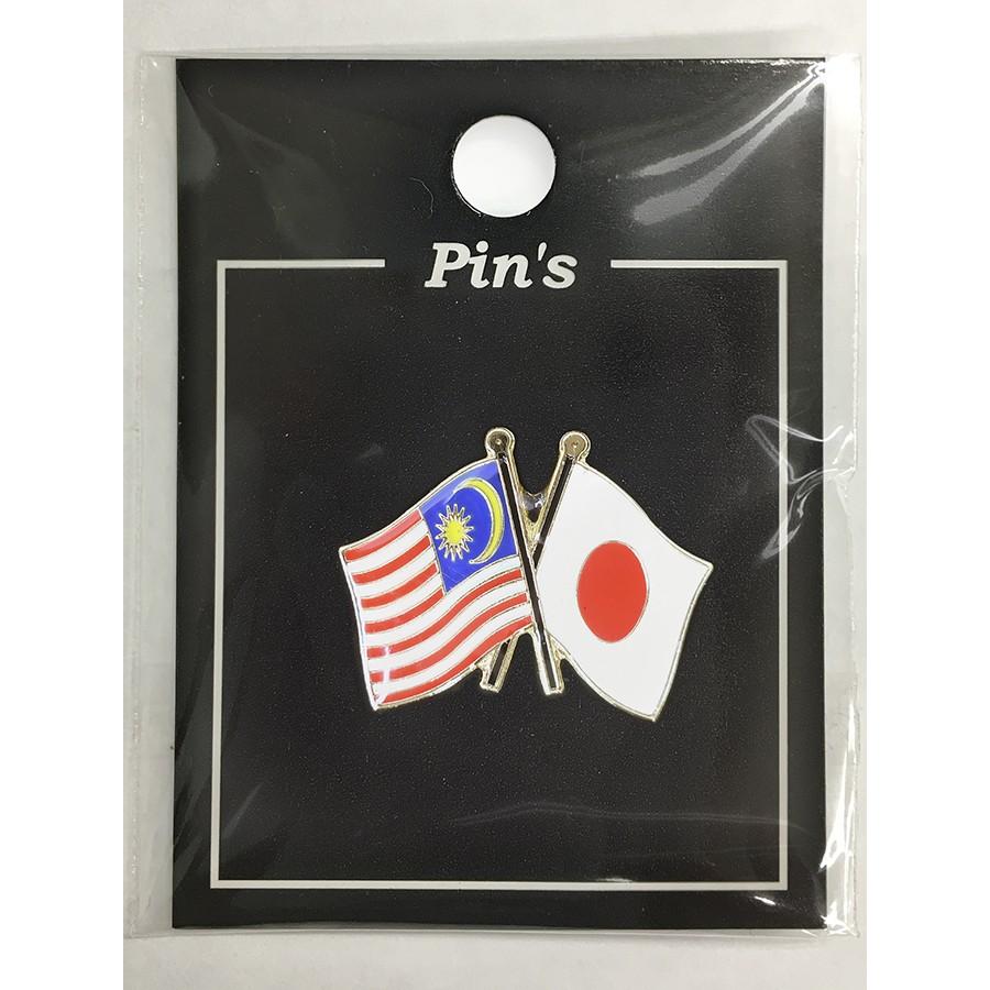 【激レア】日本・メキシコ国旗リボンピンバッジ 激レア】日本・メキシコ国旗リボンピンバッジ