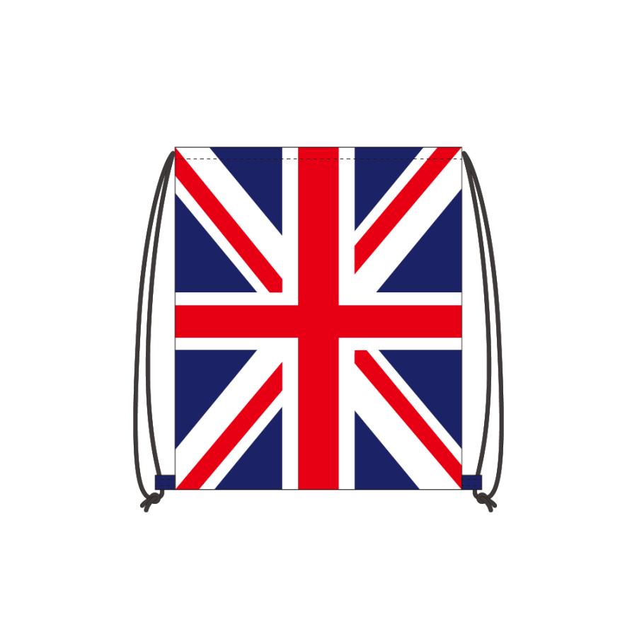 国旗柄デザイン TOSPA ナップザック イギリス 英国 UK 国旗柄 リバーシブルデザイン