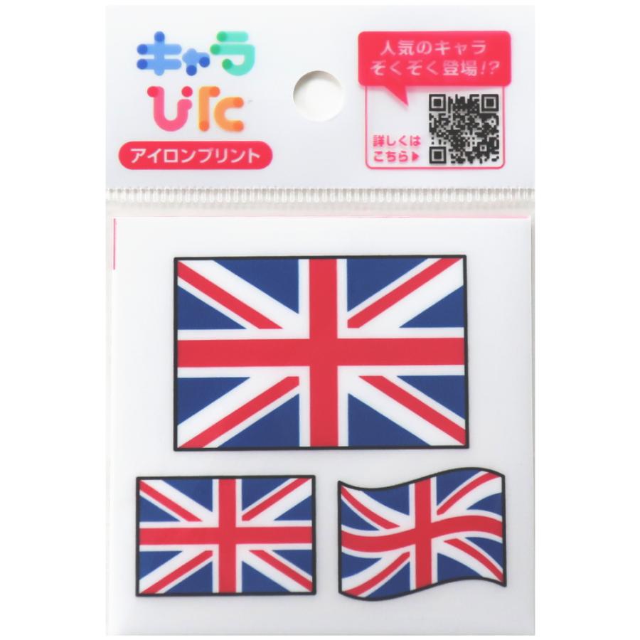 TOSPA アイロンプリントシート イギリス ユニオンジャック 国旗柄