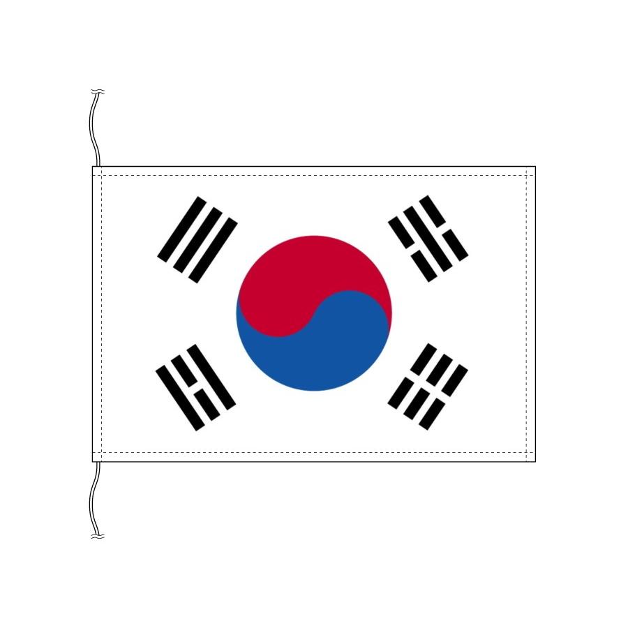 大韓民国 韓国 国旗 卓上旗 旗サイズ16 24cm テトロントロマット製 日本製 世界の国旗シリーズ トスパ世界の国旗販売 Yahoo 店 通販 Yahoo ショッピング