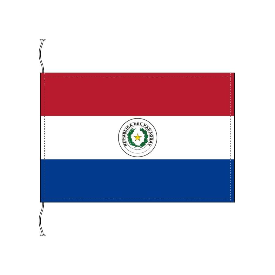 TOSPA パラグアイ 国旗 卓上旗 旗サイズ16×24cm テトロントロマット製