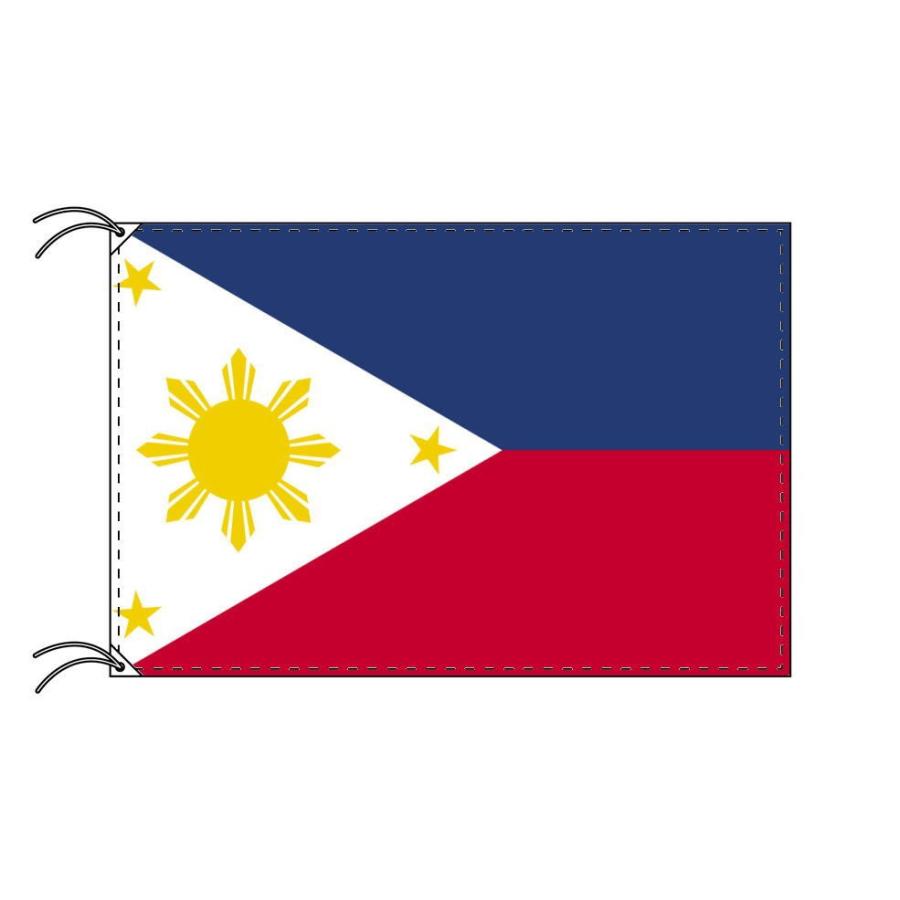 Sale 78 Off フィリピン 国旗 70 105cm テトロン製 日本製 世界の国旗シリーズ Materialworldblog Com