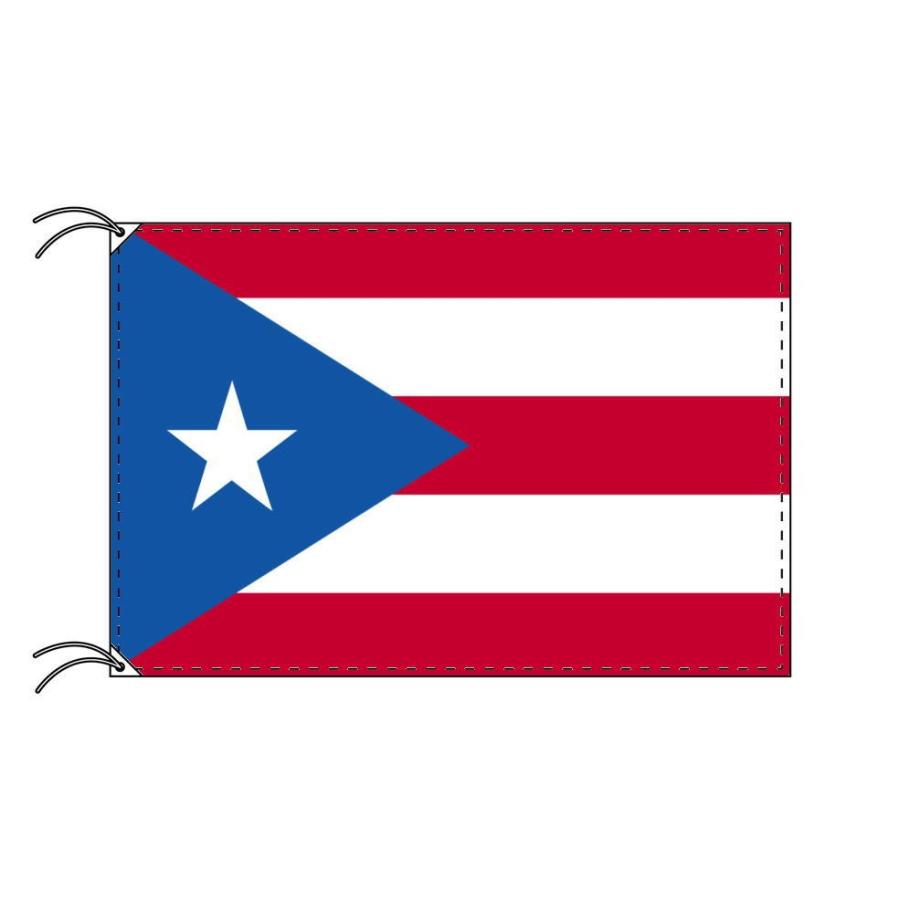TOSPA プエルトリコ 自治連邦区 旗 70×105cm テトロン製 日本製 世界の国旗シリーズ｜tospashop