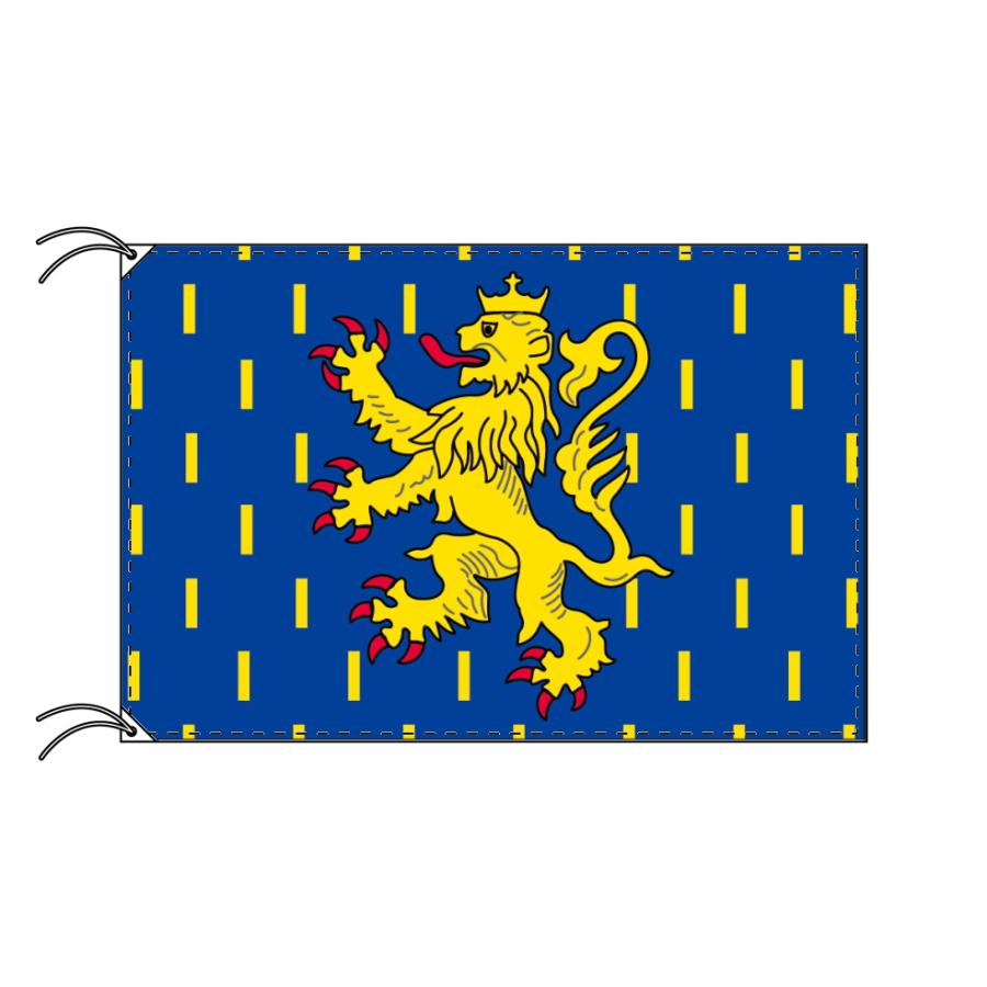 TOSPA フランシュ＝コンテ地域圏 フランス地域圏の旗 州旗（70×105cm 高級テトロン 日本製）｜tospashop