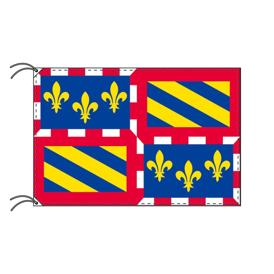 TOSPA ブルゴーニュ地域圏 フランス地域圏の旗 州旗（70×105cm 高級テトロン 日本製）｜tospashop