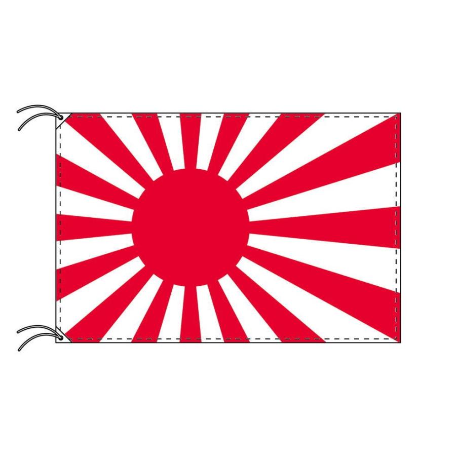 TOSPA 海軍旗 旭日旗 70×105cm テトロン製 日本製 世界の国旗シリーズ｜tospashop