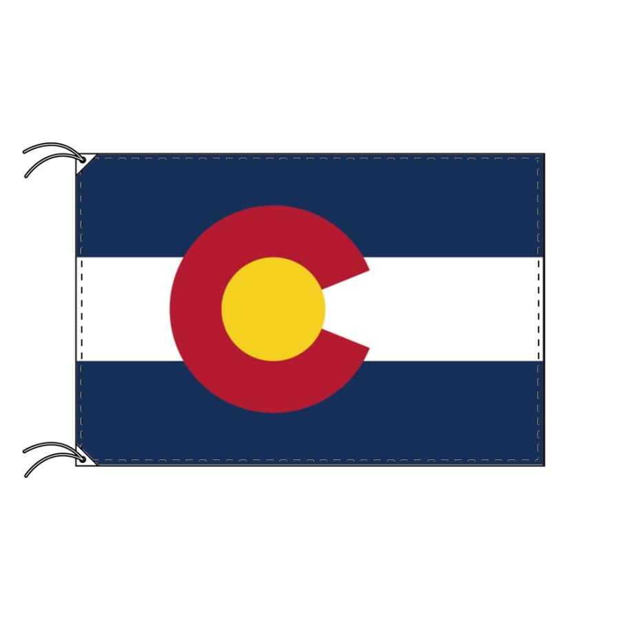 TOSPA　コロラド州旗　アメリカ合衆国の州旗　90×135cm　高級テトロン製