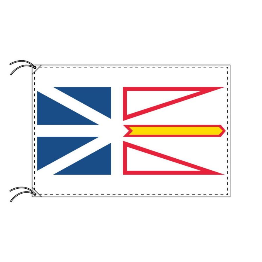 TOSPA ニューファンドランド ラブラドール州 カナダ州の旗 州旗 100×150cm