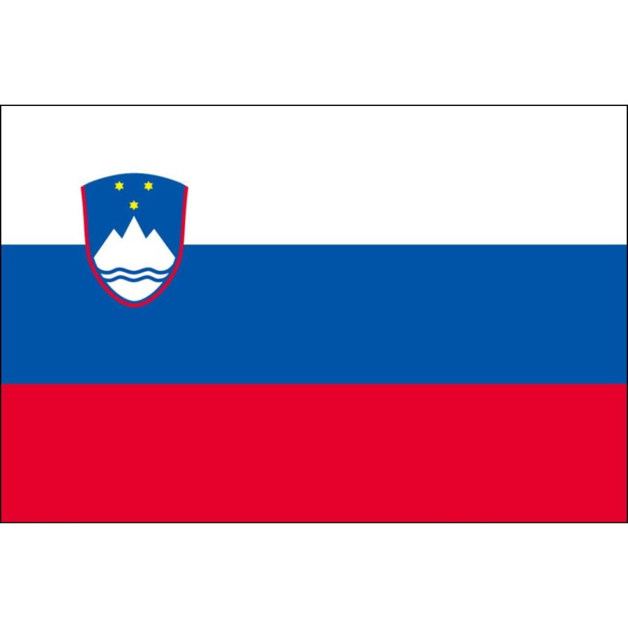 TOSPA スロベニア 国旗 100×150cm テトロン製 日本製 世界の国旗シリーズ